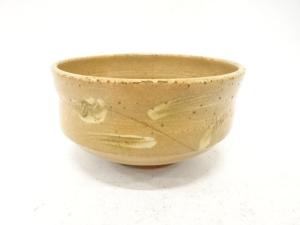 作家物　刷毛目　茶碗(無地箱付)